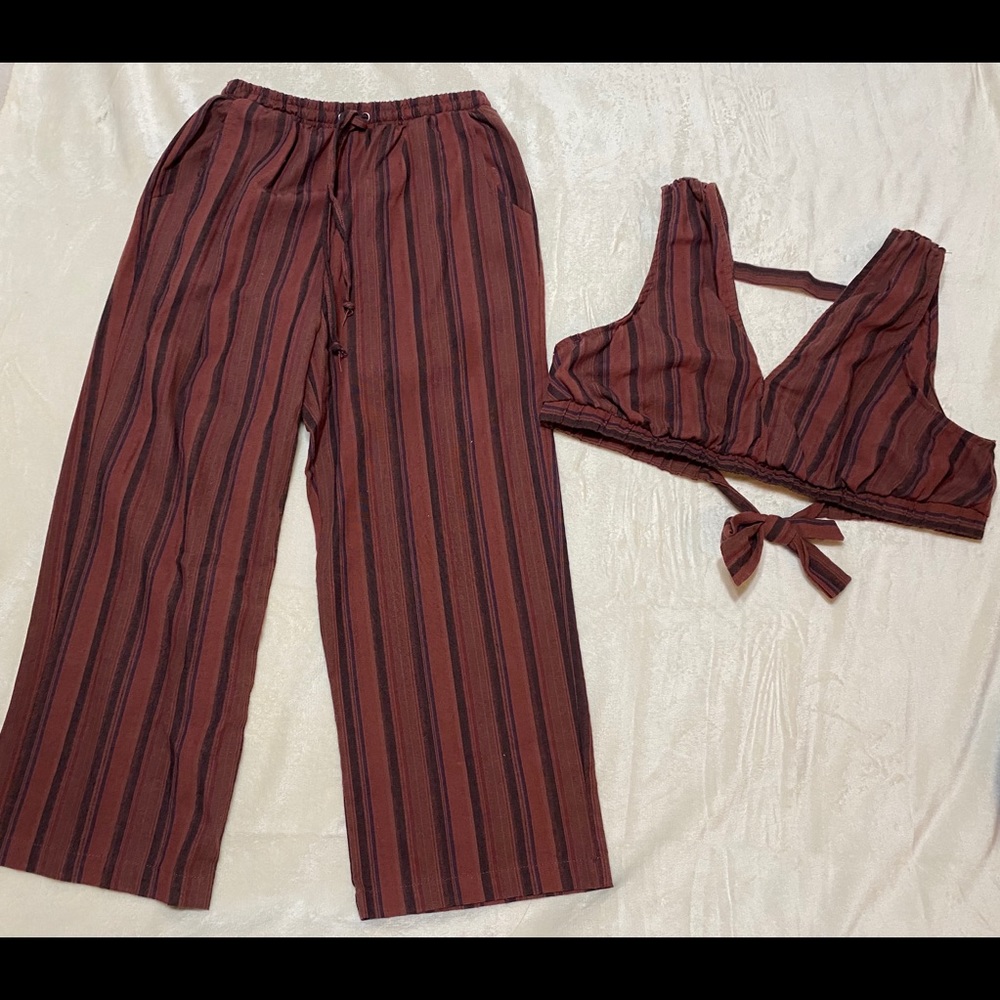 Brown pant set